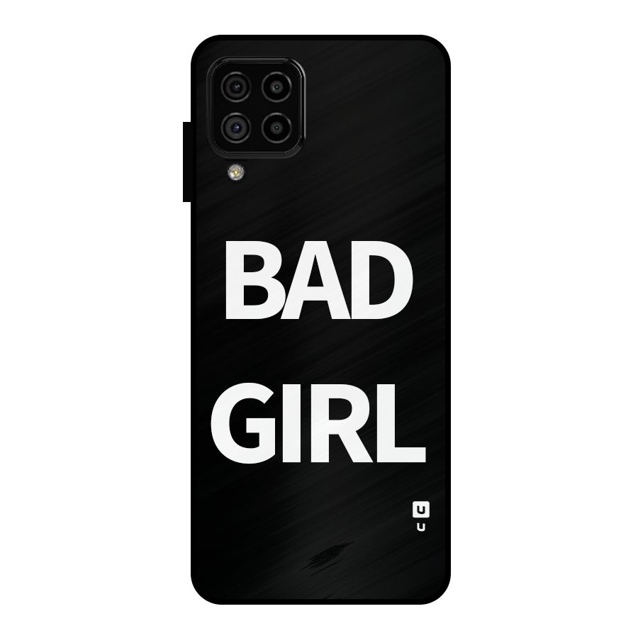 Bad Girl Attitude Metal Back Case for Galaxy A22 4G
