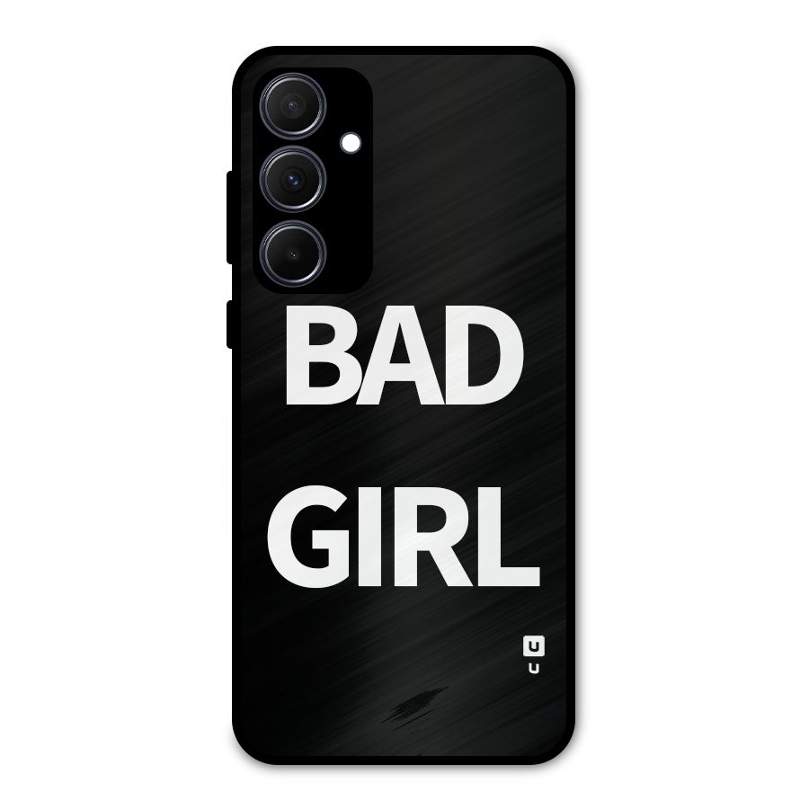 Bad Girl Attitude Metal Back Case for Galaxy A35