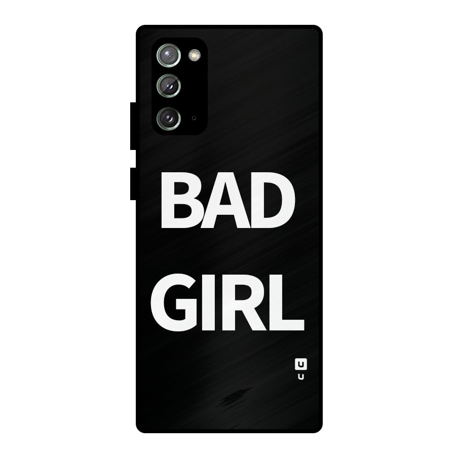 Bad Girl Attitude Metal Back Case for Galaxy Note 20