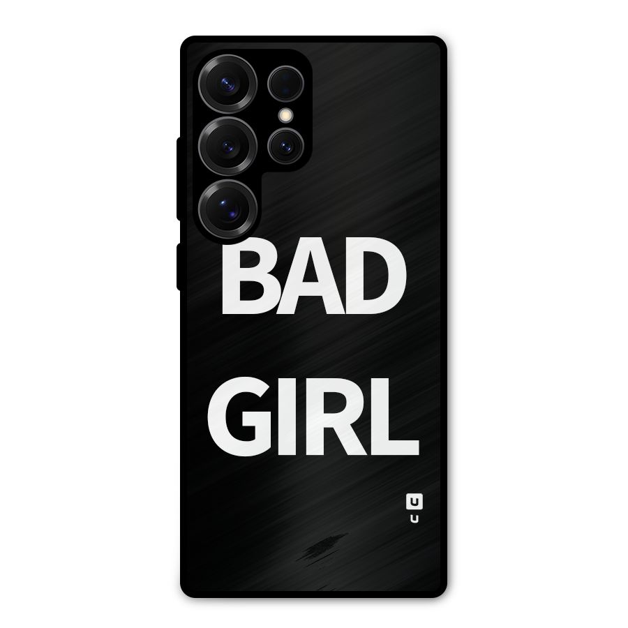 Bad Girl Attitude Metal Back Case for Galaxy S25 Ultra