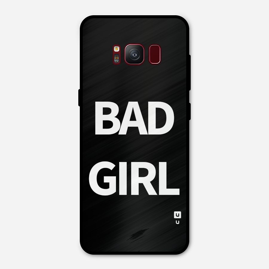 Bad Girl Attitude Metal Back Case for Galaxy S8