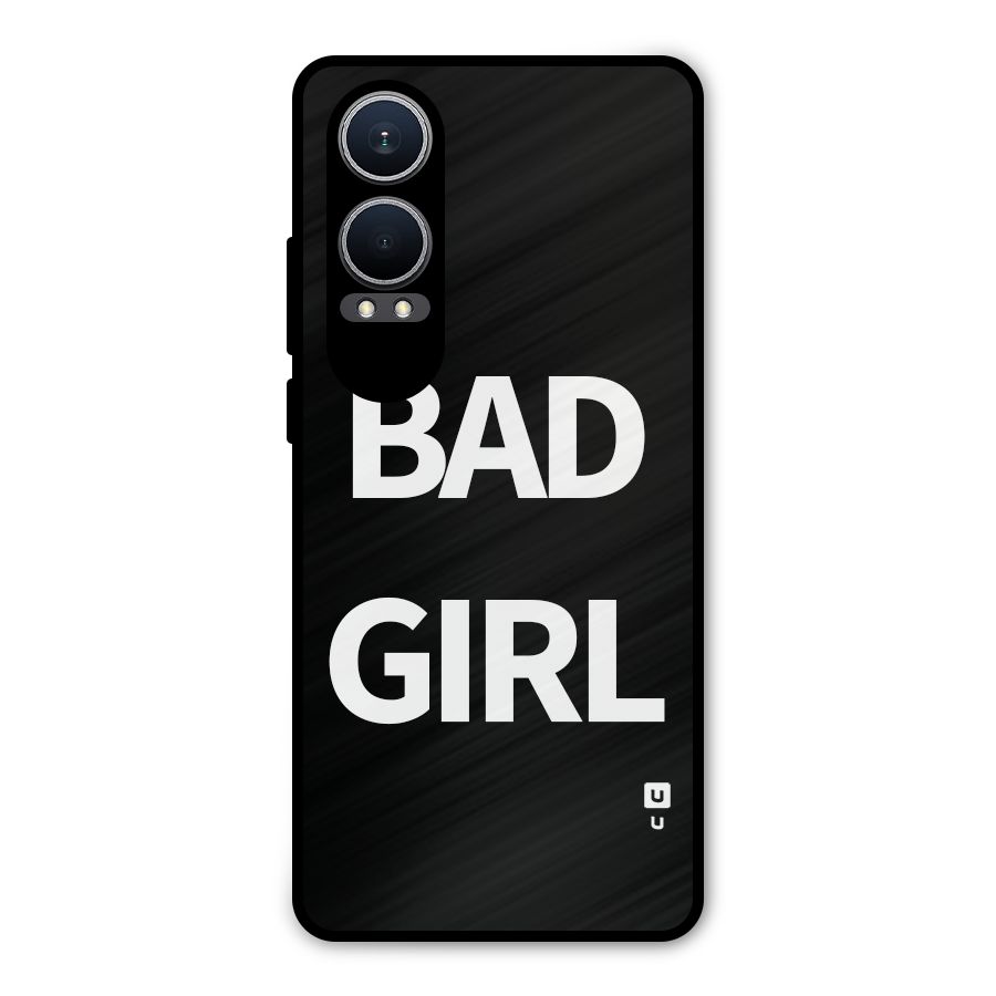 Bad Girl Attitude Metal Back Case for OnePlus Nord CE4 Lite