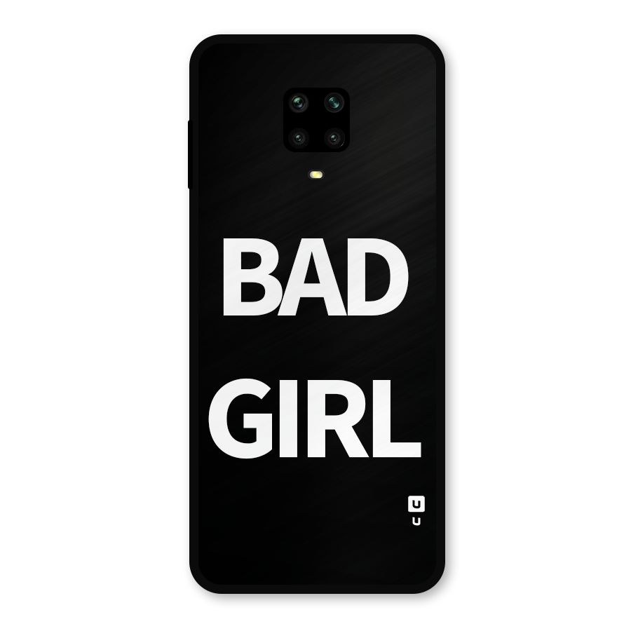 Bad Girl Attitude Metal Back Case for Poco M2