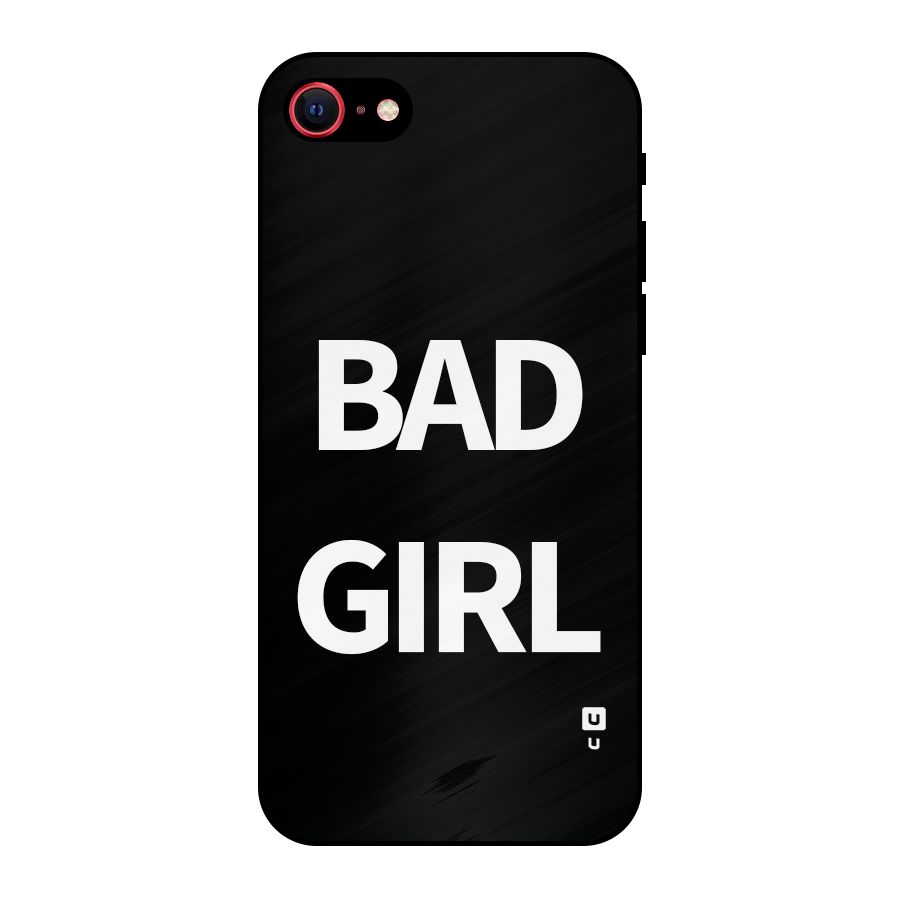 Bad Girl Attitude Metal Back Case for iPhone 8
