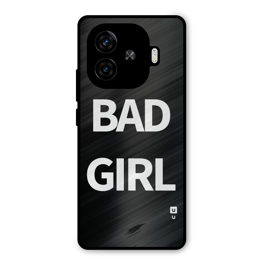 Bad Girl Attitude Metal Back Case for iQOO Neo 10R