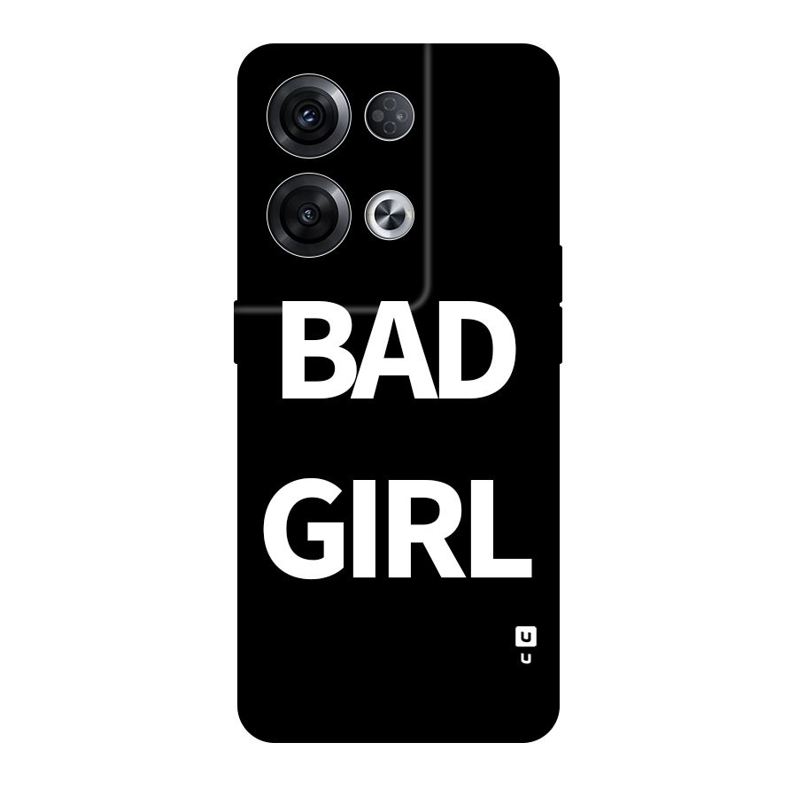 Bad Girl Attitude Original Polycarbonate Back Case for Oppo Reno8 Pro 5G