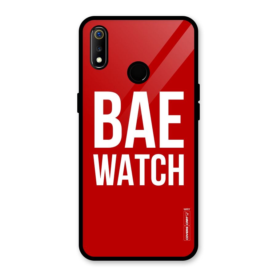 Bae Watch Glass Back Case for Realme 3i