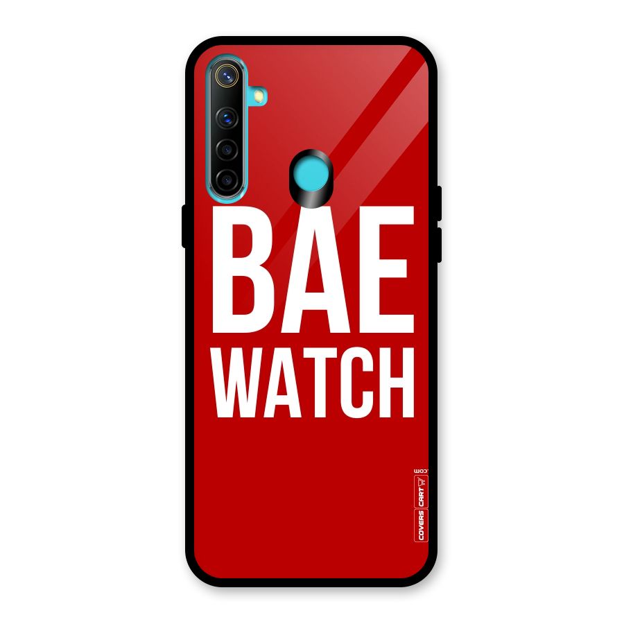 Bae Watch Glass Back Case for Realme 5