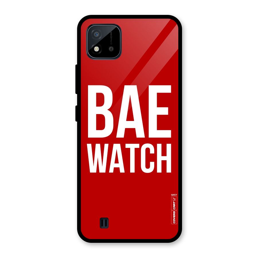 Bae Watch Glass Back Case for Realme C11 2021