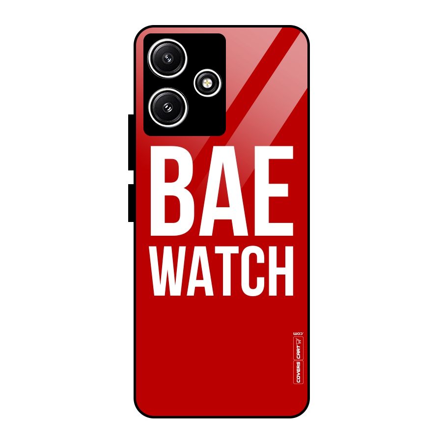 Bae Watch Glass Back Case for Redmi 12 5G