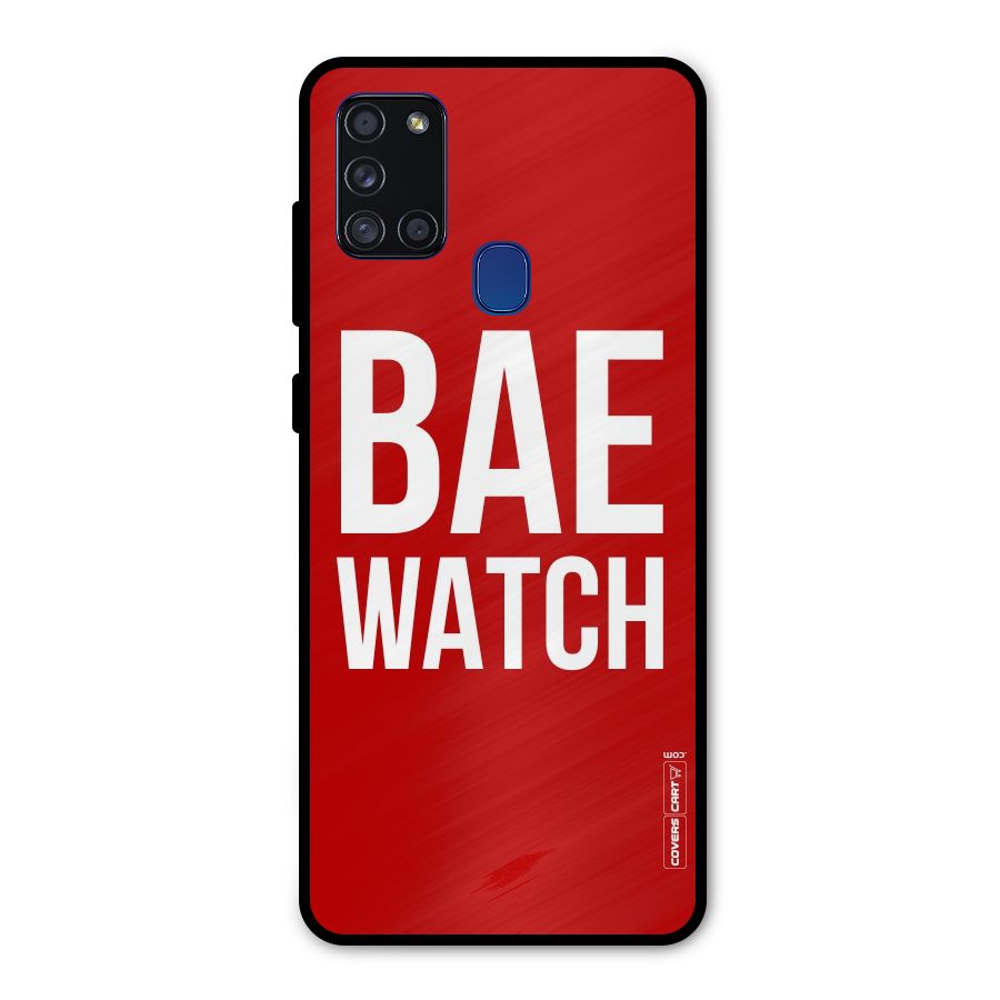 Bae Watch Metal Back Case for Galaxy A21s