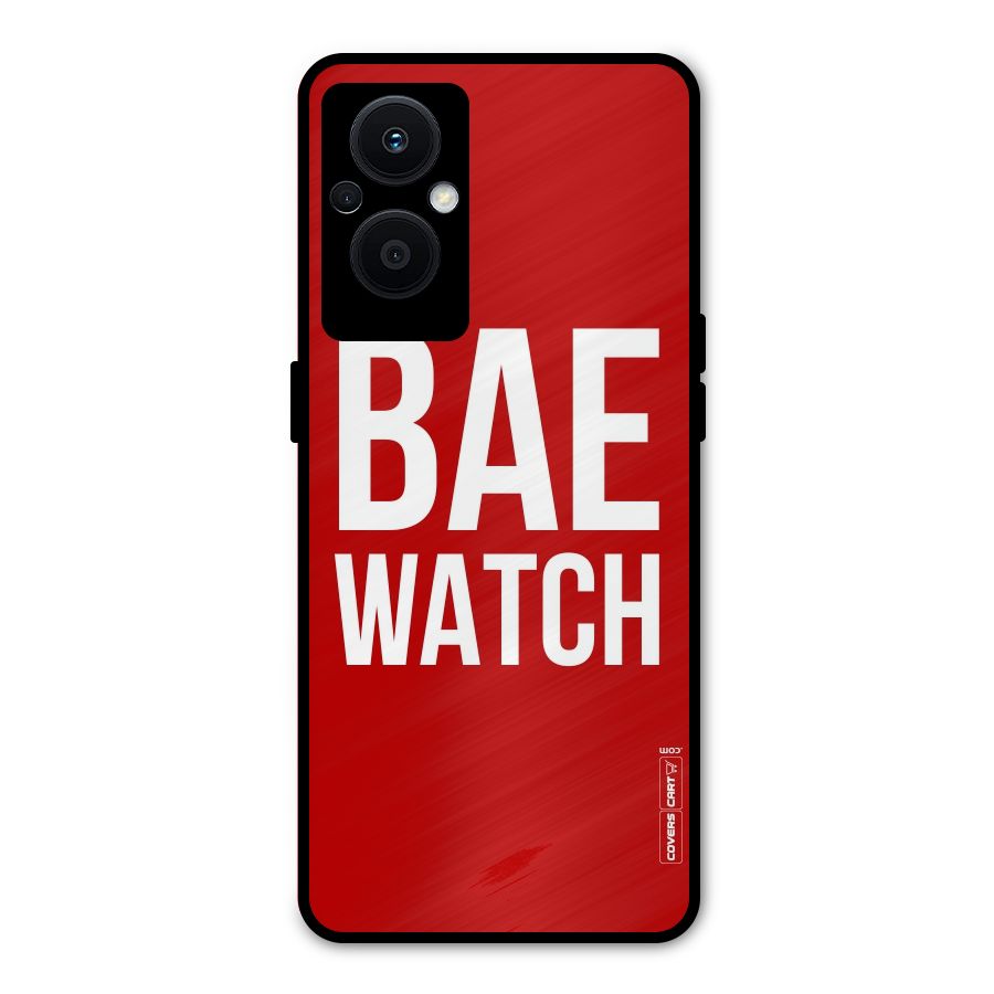 Bae Watch Metal Back Case for Oppo F21 Pro 5G