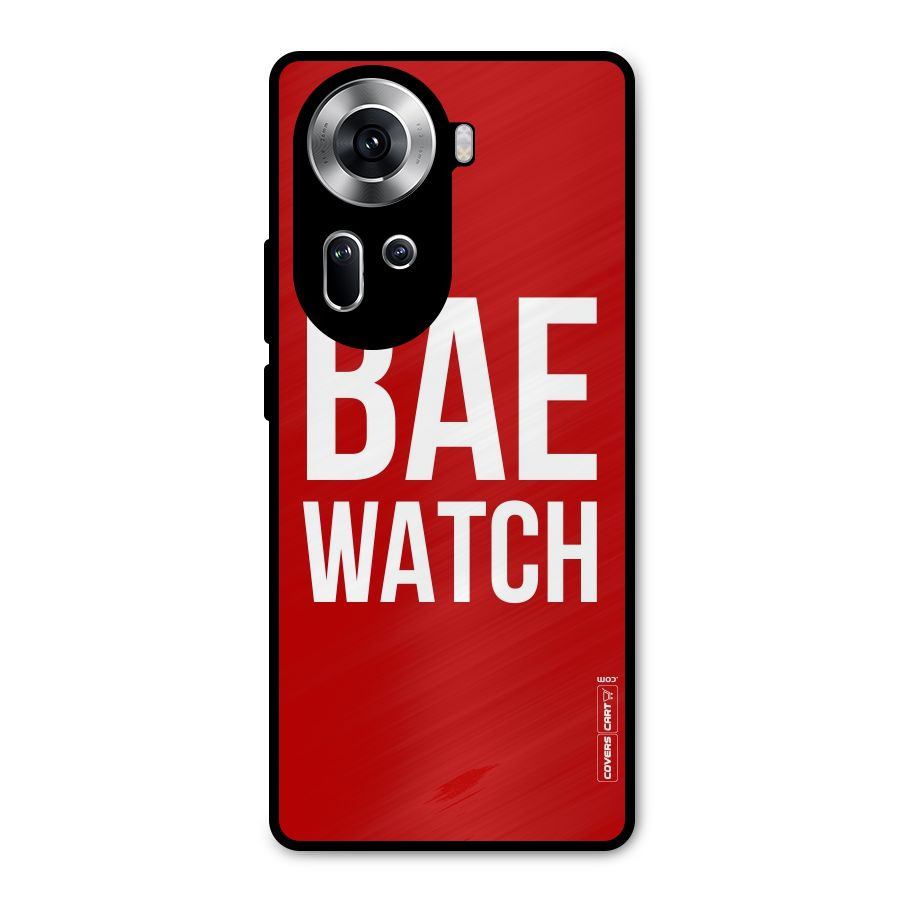 Bae Watch Metal Back Case for Oppo Reno11 5G