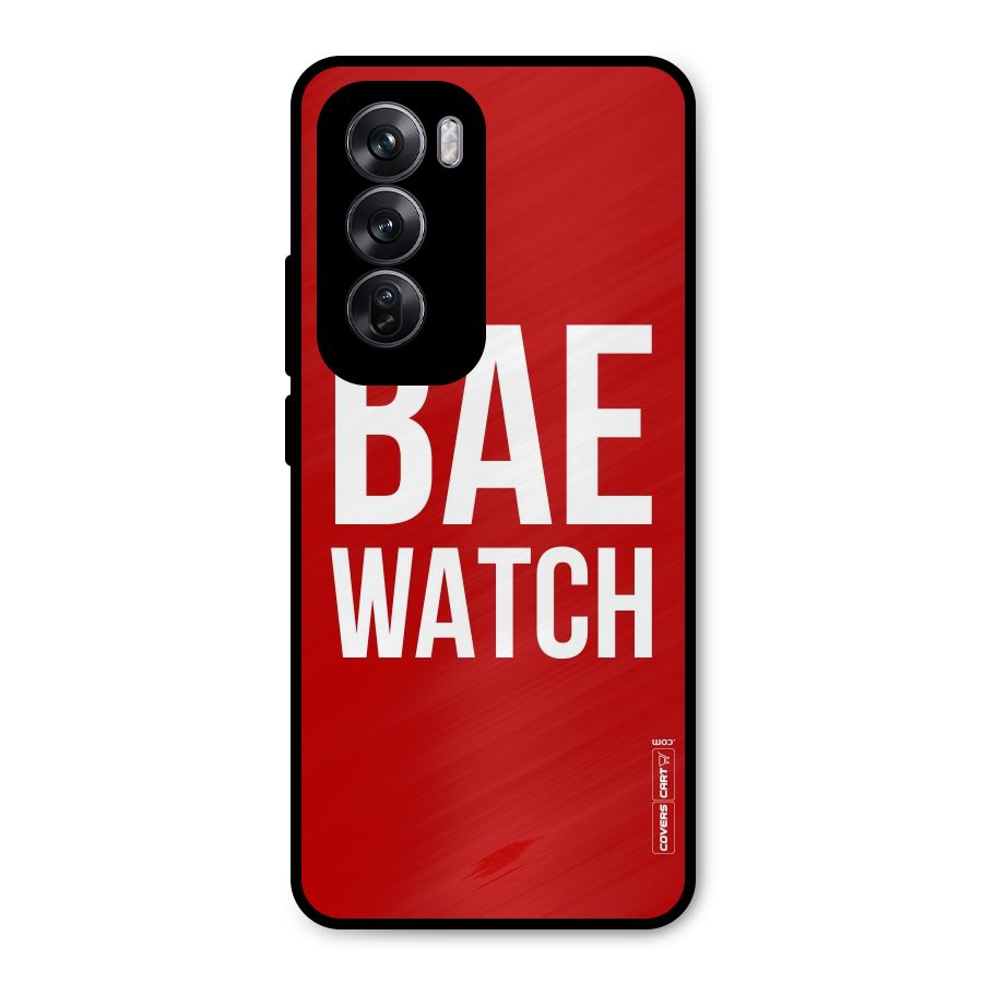 Bae Watch Metal Back Case for Oppo Reno12 Pro