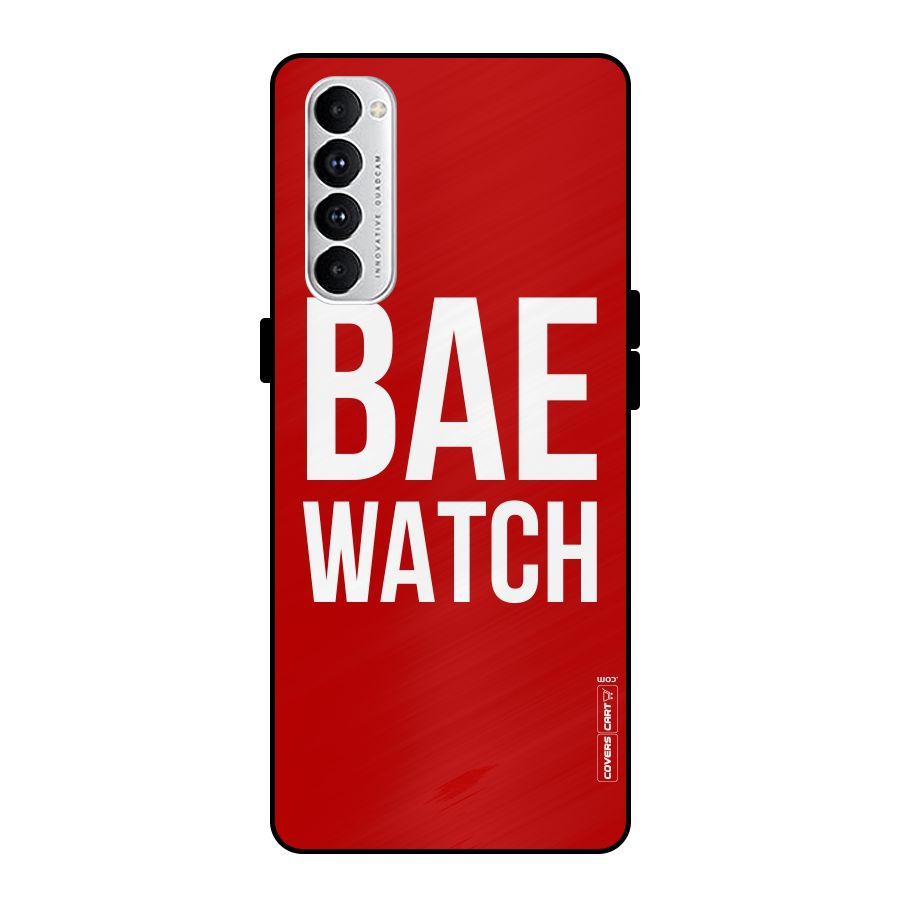 Bae Watch Metal Back Case for Oppo Reno4 Pro