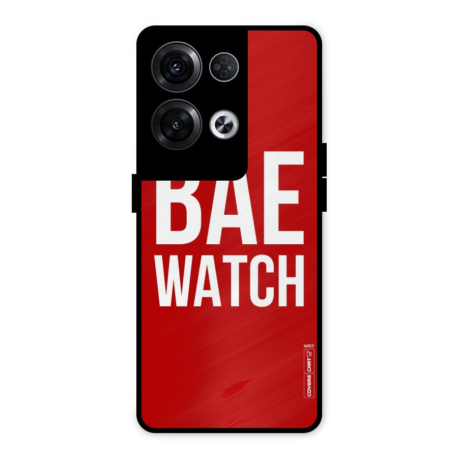 Bae Watch Metal Back Case for Oppo Reno8 Pro 5G