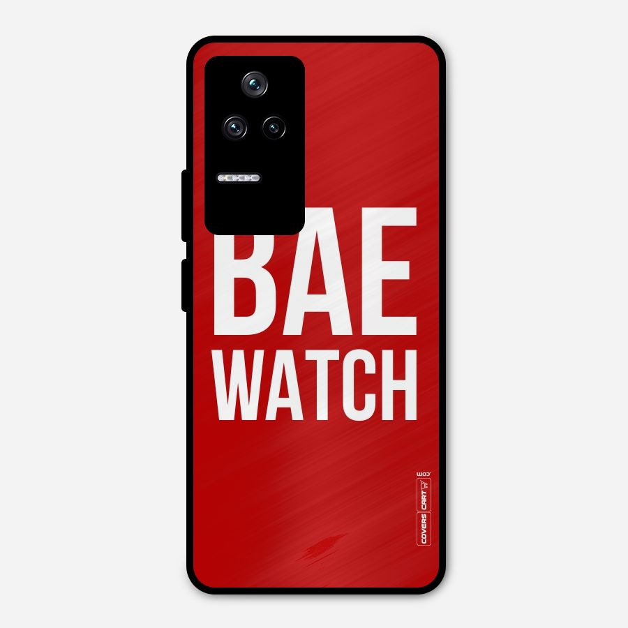 Bae Watch Metal Back Case for Poco F4 5G