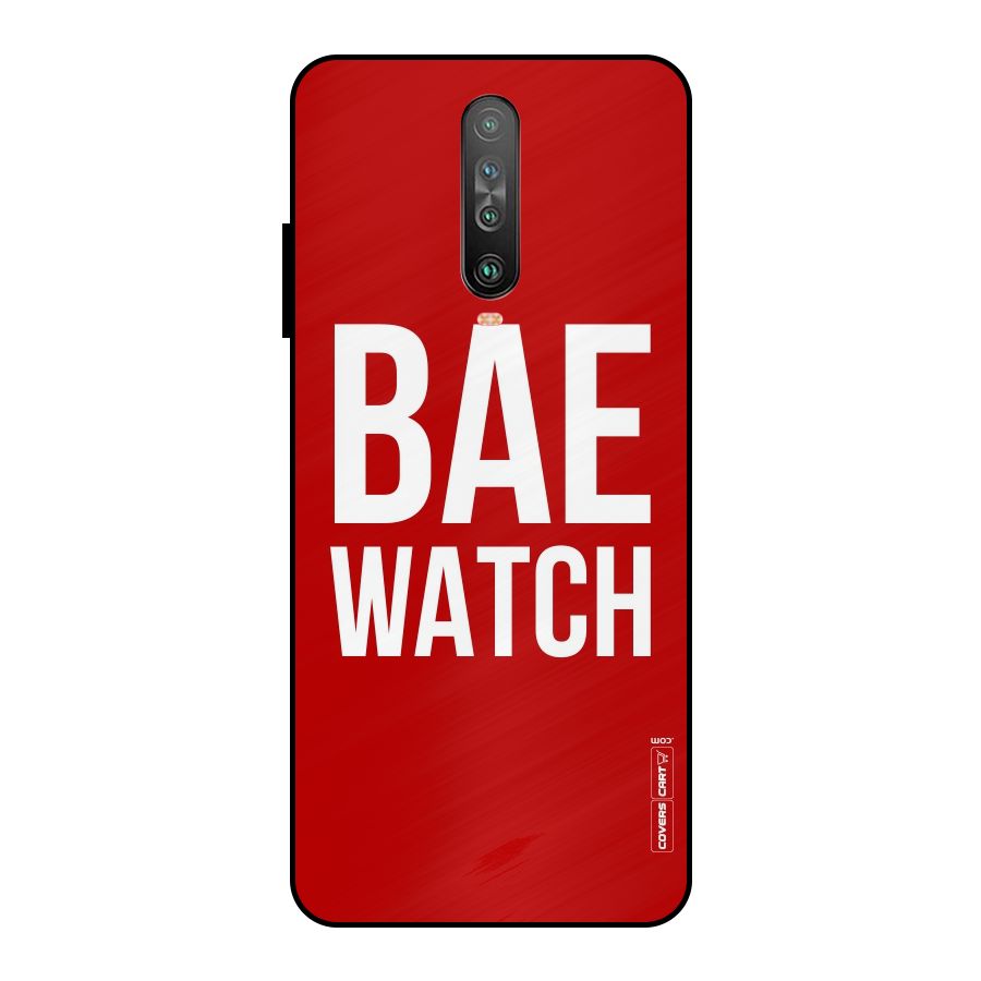 Bae Watch Metal Back Case for Poco X2