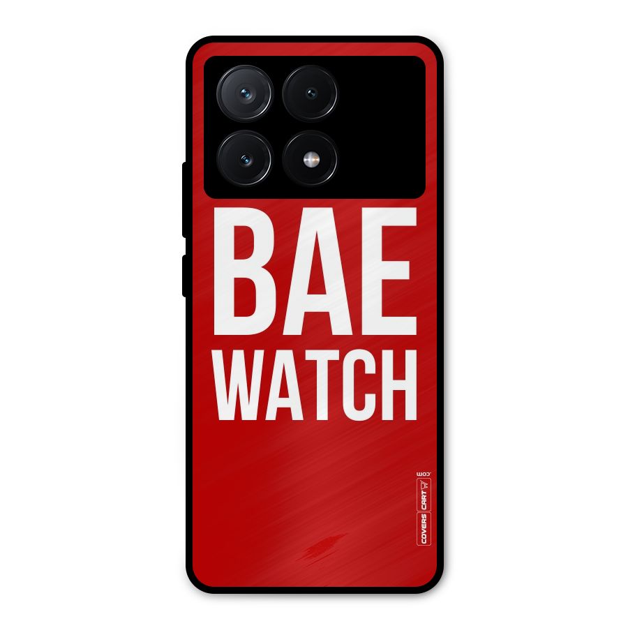 Bae Watch Metal Back Case for Poco X6 Pro