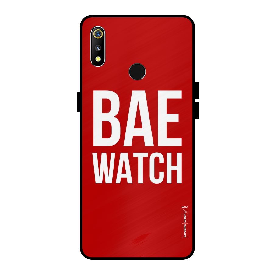 Bae Watch Metal Back Case for Realme 3
