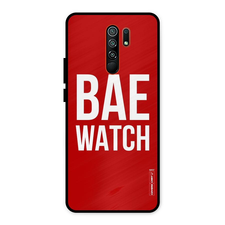 Bae Watch Metal Back Case for Redmi 9 Prime