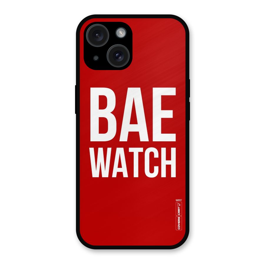 Bae Watch Metal Back Case for iPhone 15