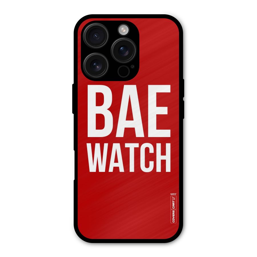 Bae Watch Metal Back Case for iPhone 16 Pro
