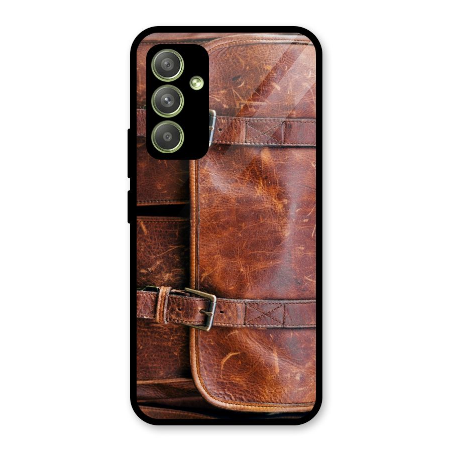 Bag Design (Printed) Glass Back Case for Galaxy A54