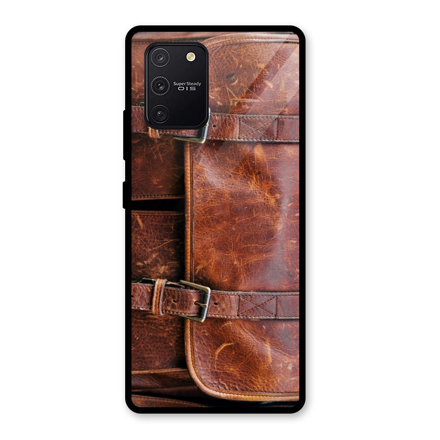 Bag Design (Printed) Glass Back Case for Galaxy S10 Lite