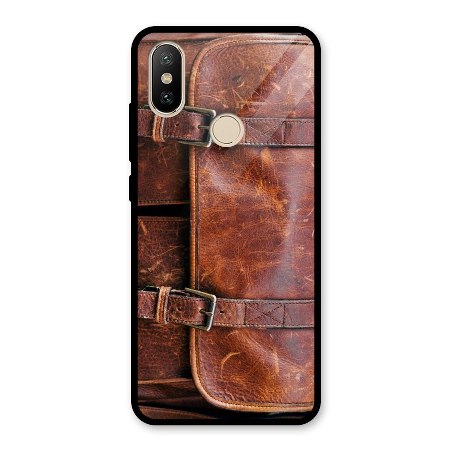 Bag Design (Printed) Glass Back Case for Redmi A2