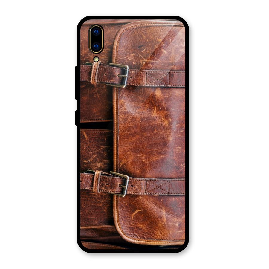 Bag Design (Printed) Glass Back Case for Vivo V11 Pro