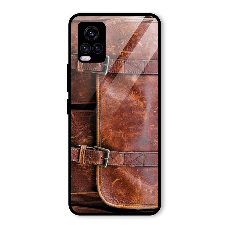 Bag Design (Printed) Glass Back Case for Vivo V20 2021