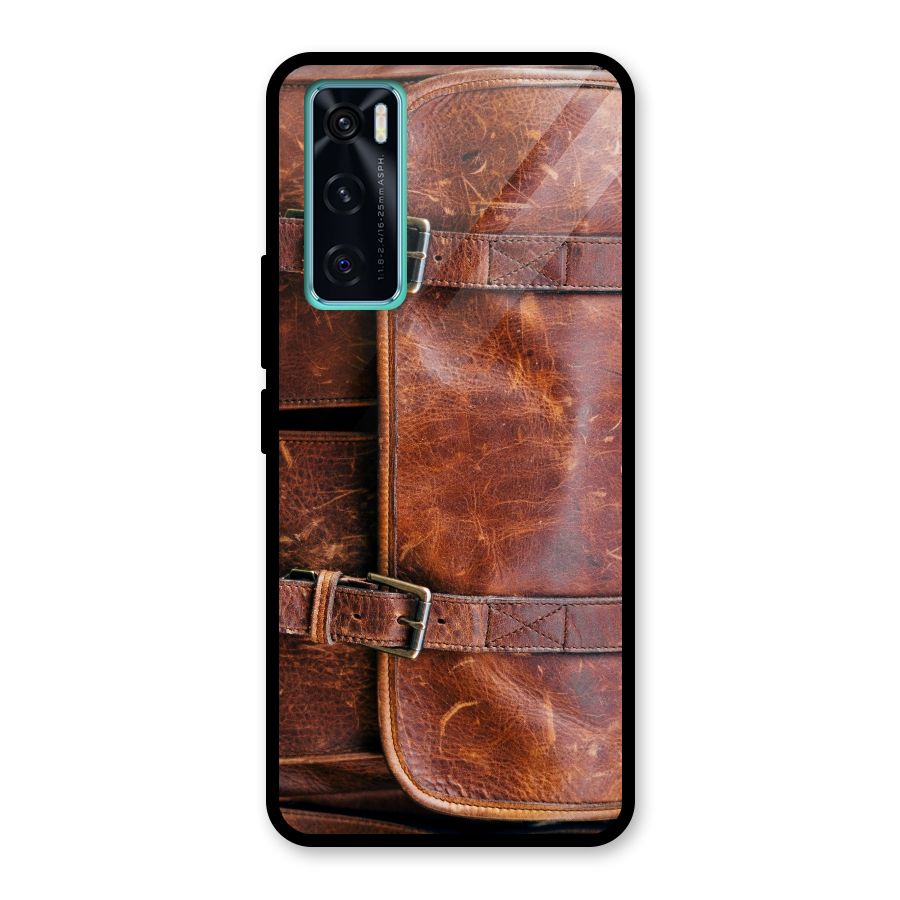 Bag Design (Printed) Glass Back Case for Vivo V20 SE