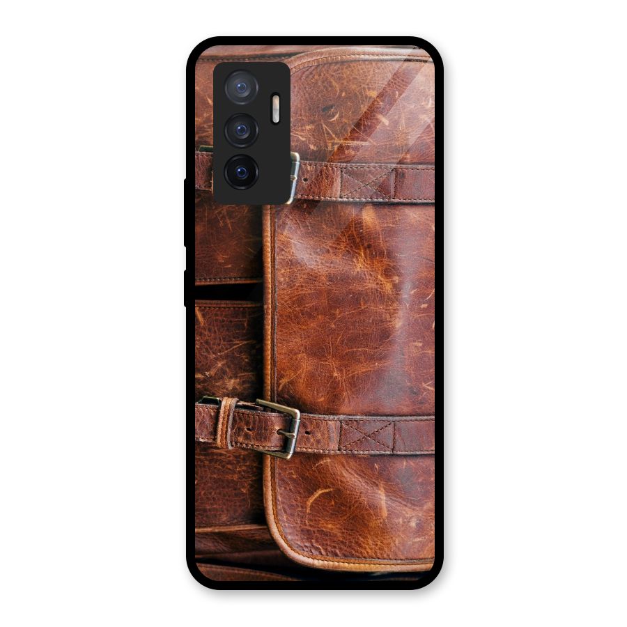 Bag Design (Printed) Glass Back Case for Vivo V23e