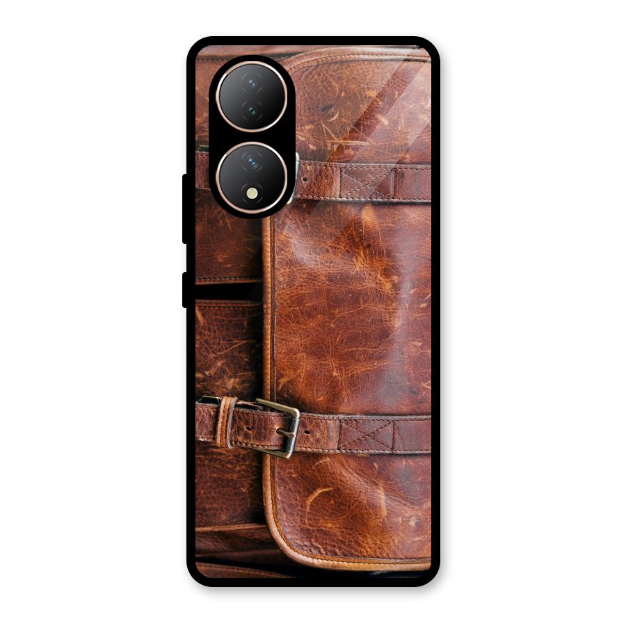 Bag Design (Printed) Glass Back Case for Vivo Y100A