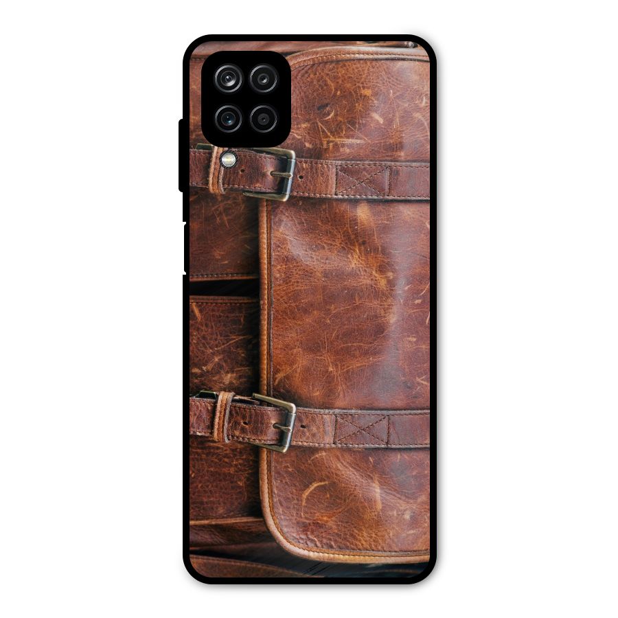 Bag Design (Printed) Metal Back Case for Galaxy A12