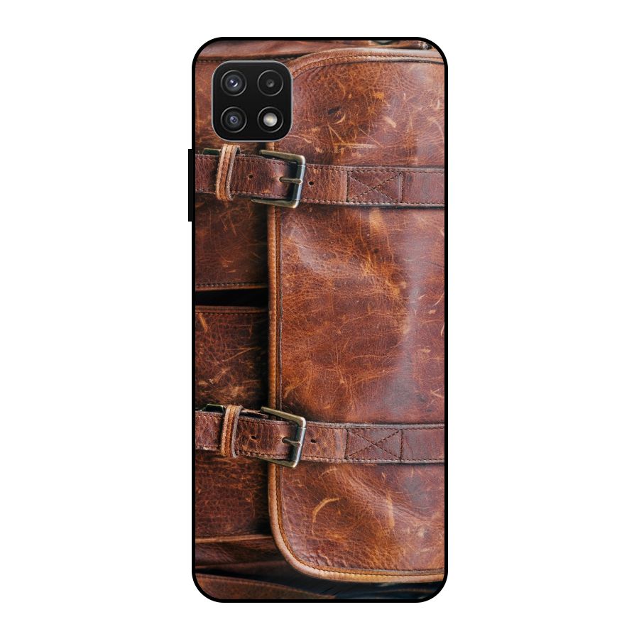 Bag Design (Printed) Metal Back Case for Galaxy A22 5G