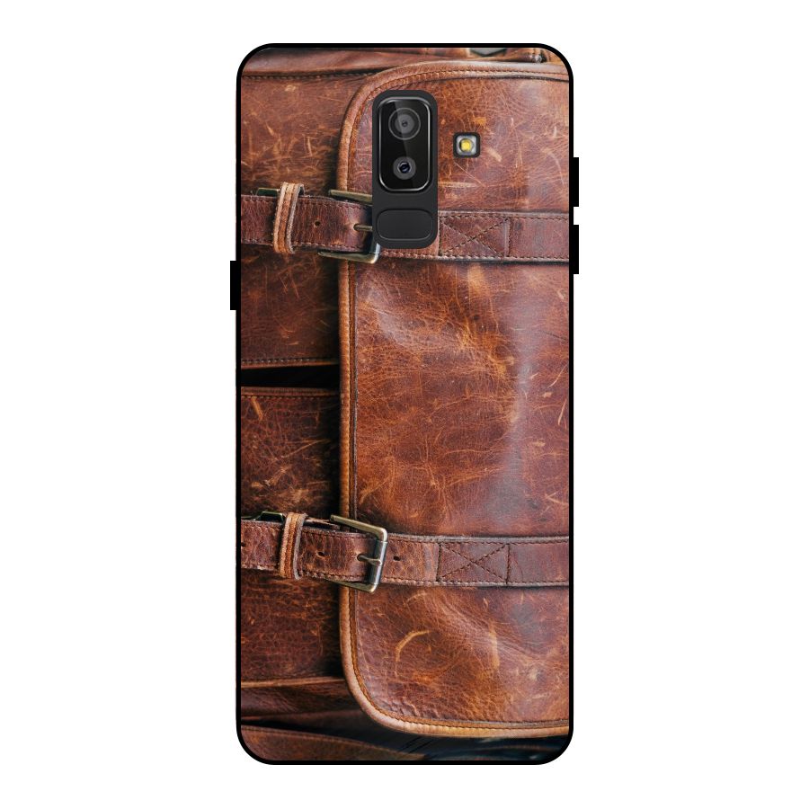 Bag Design (Printed) Metal Back Case for Galaxy J8