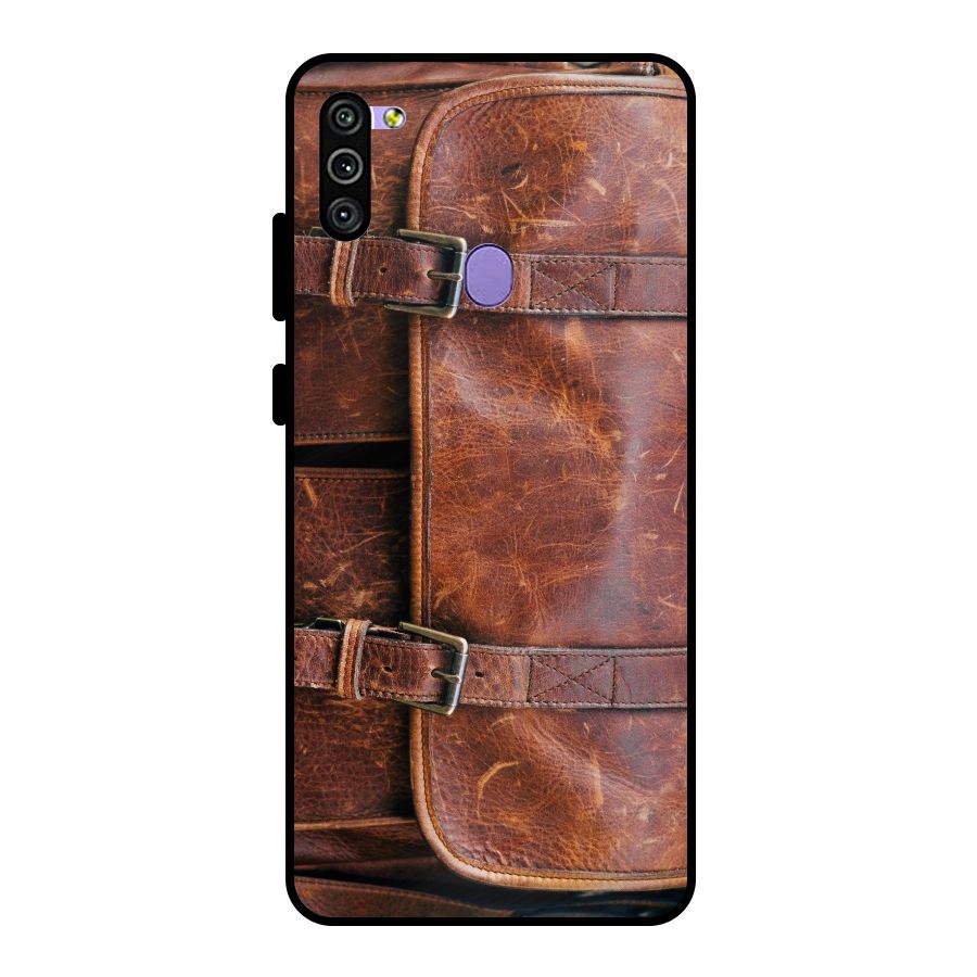 Bag Design (Printed) Metal Back Case for Galaxy M11