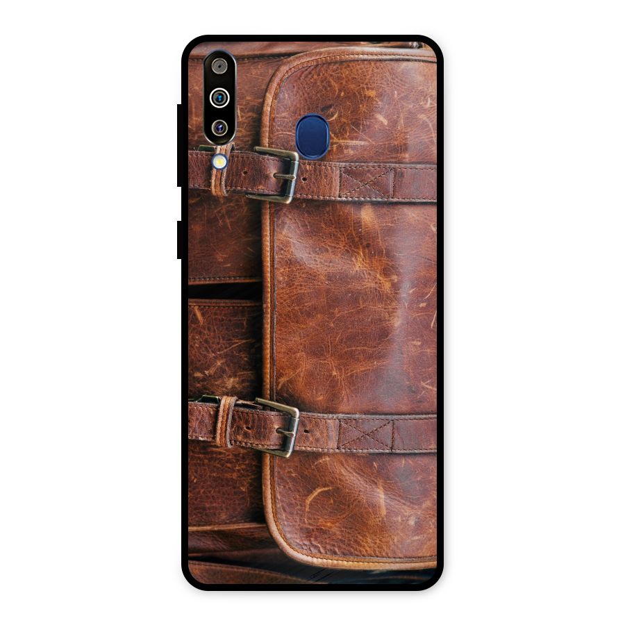 Bag Design (Printed) Metal Back Case for Galaxy M30