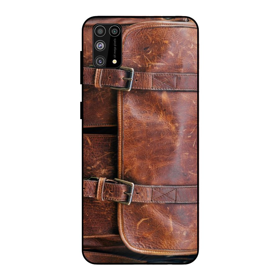 Bag Design (Printed) Metal Back Case for Galaxy M31