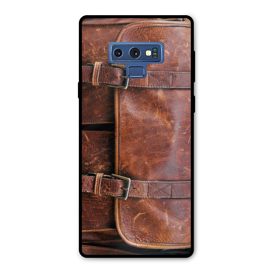 Bag Design (Printed) Metal Back Case for Galaxy Note 9