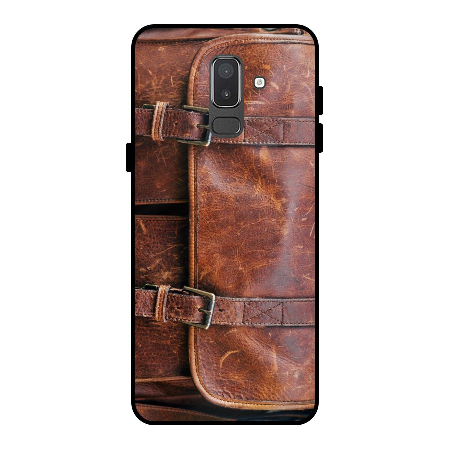 Bag Design (Printed) Metal Back Case for Galaxy On8 (2018)