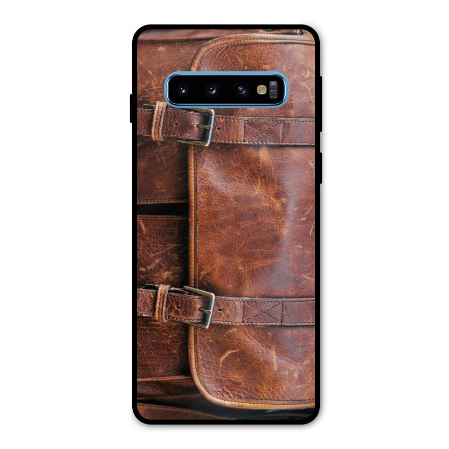 Bag Design (Printed) Metal Back Case for Galaxy S10