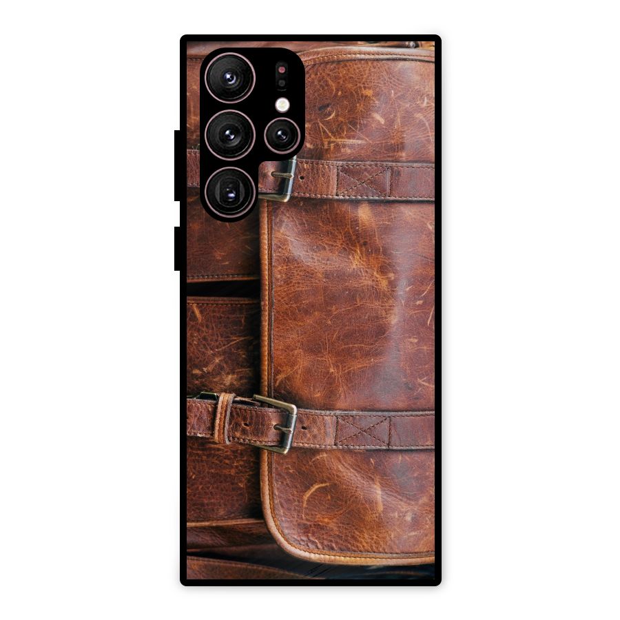 Bag Design (Printed) Metal Back Case for Galaxy S22 Ultra 5G