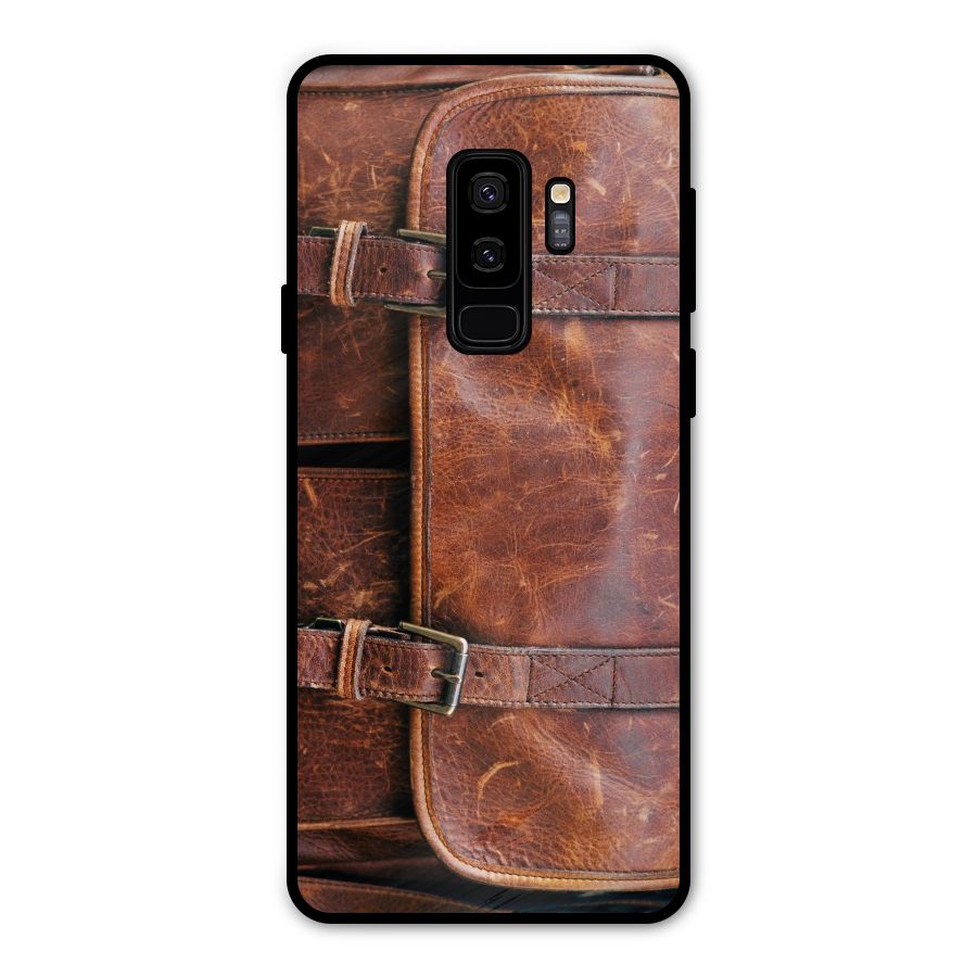 Bag Design (Printed) Metal Back Case for Galaxy S9 Plus