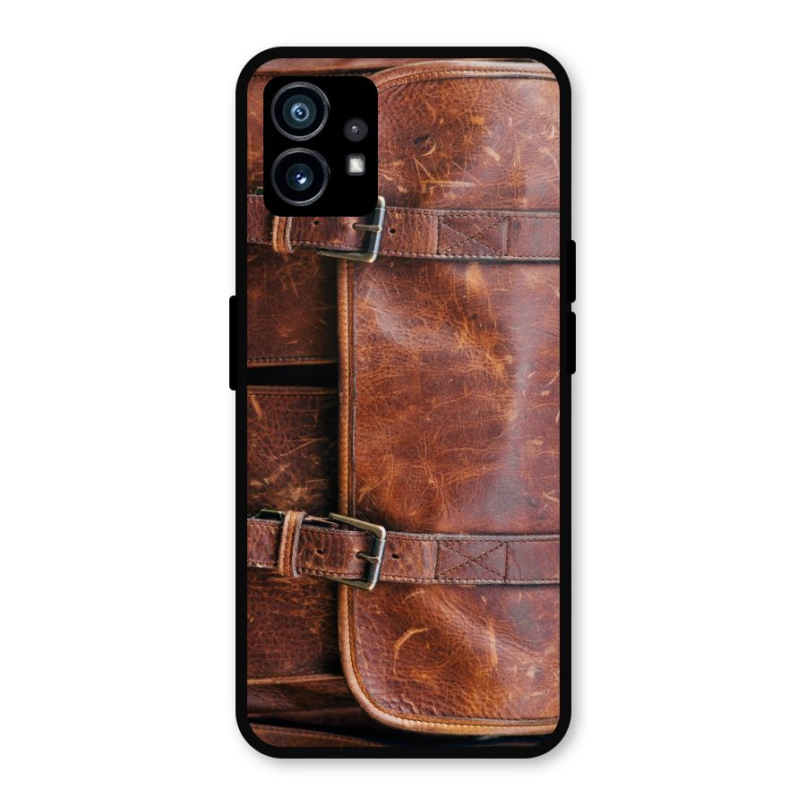 Bag Design (Printed) Metal Back Case for Nothing Phone 1