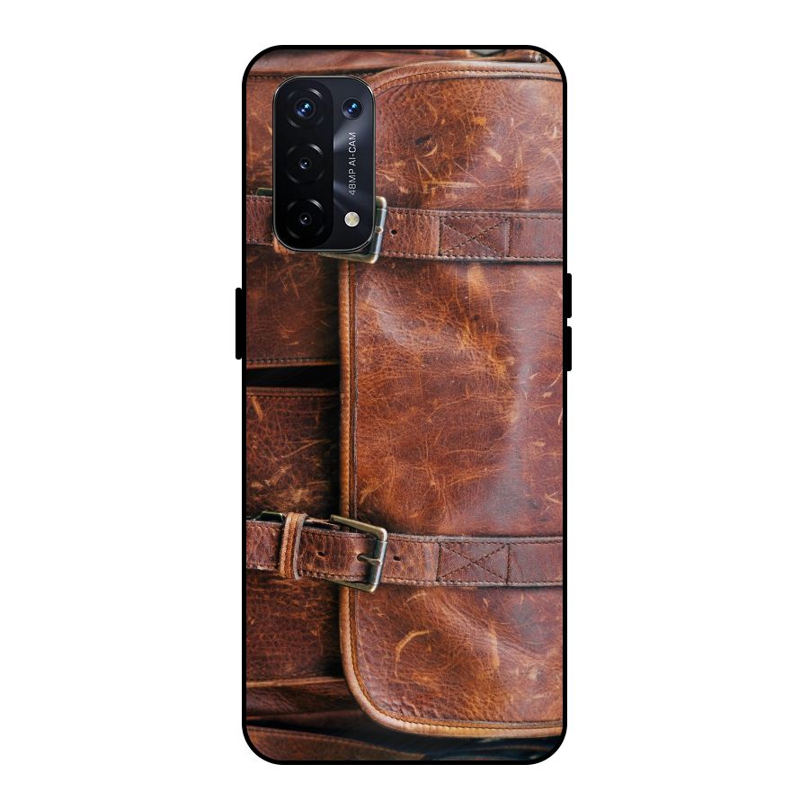 Bag Design (Printed) Metal Back Case for Oppo A74 5G