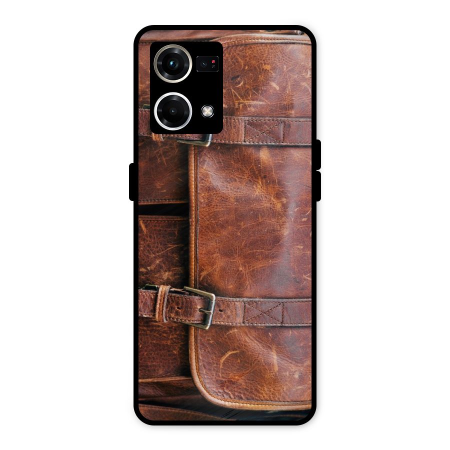 Bag Design (Printed) Metal Back Case for Oppo F21s Pro 4G