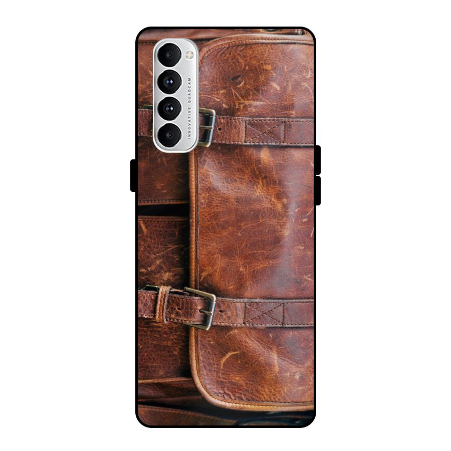 Bag Design (Printed) Metal Back Case for Oppo Reno4 Pro